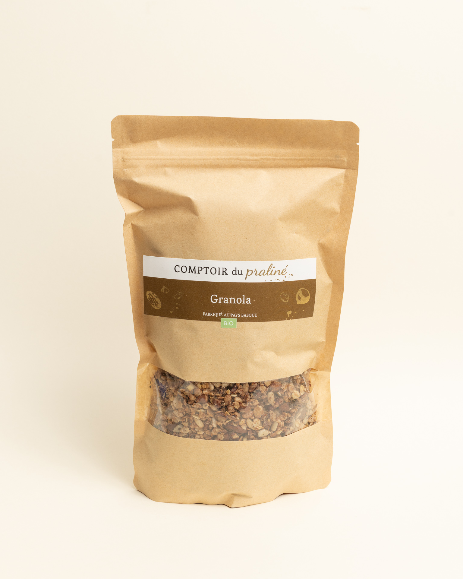 Granola artisanal BIO - Comptoir du praliné