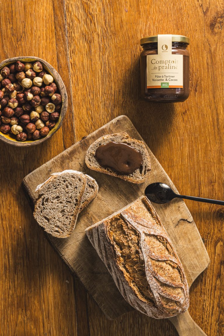 pâte à tartiner bio noisette cacao artisanal fait maison