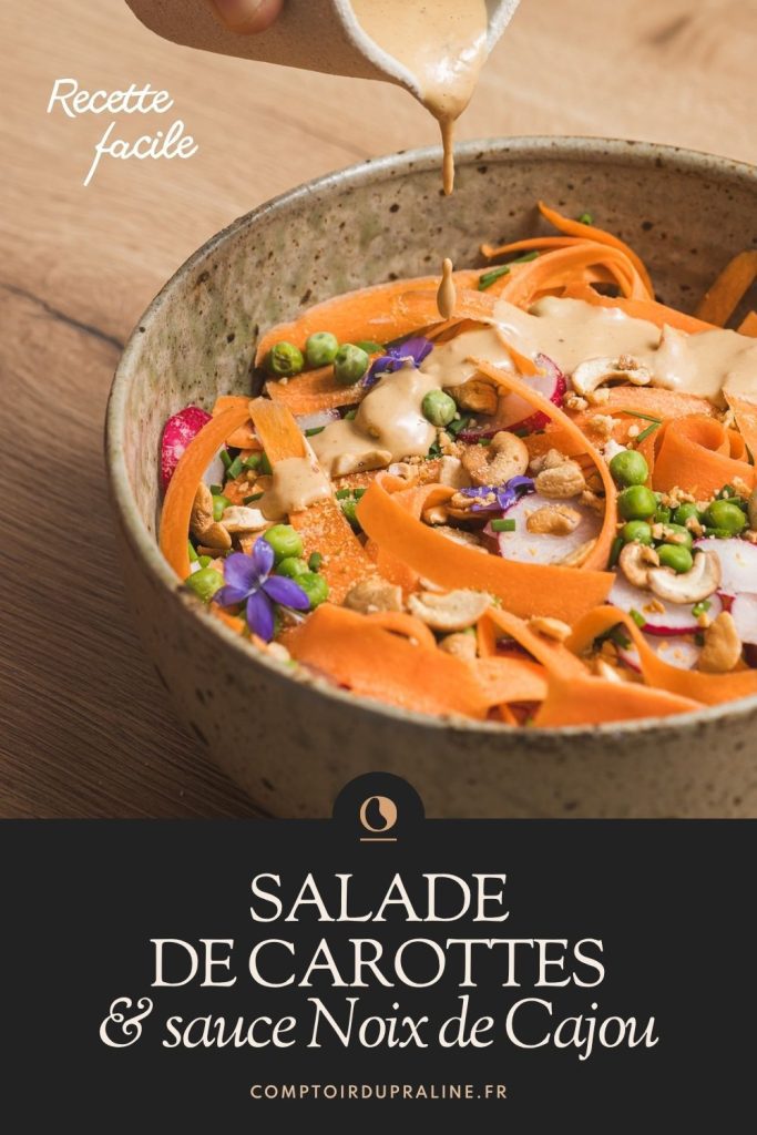 Recette salade asiatique carottes et noix de cajou